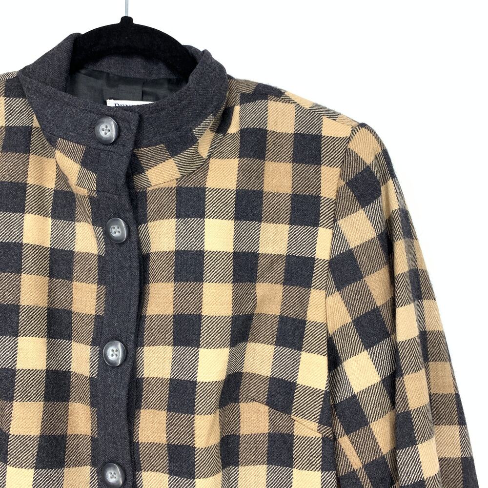 Pendleton Womens Size 6 Button Front Wool Plaid J… - image 3